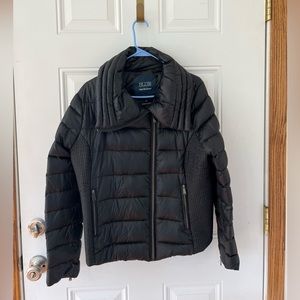 Blue Saks fifth avenue Coat- asymmetrical